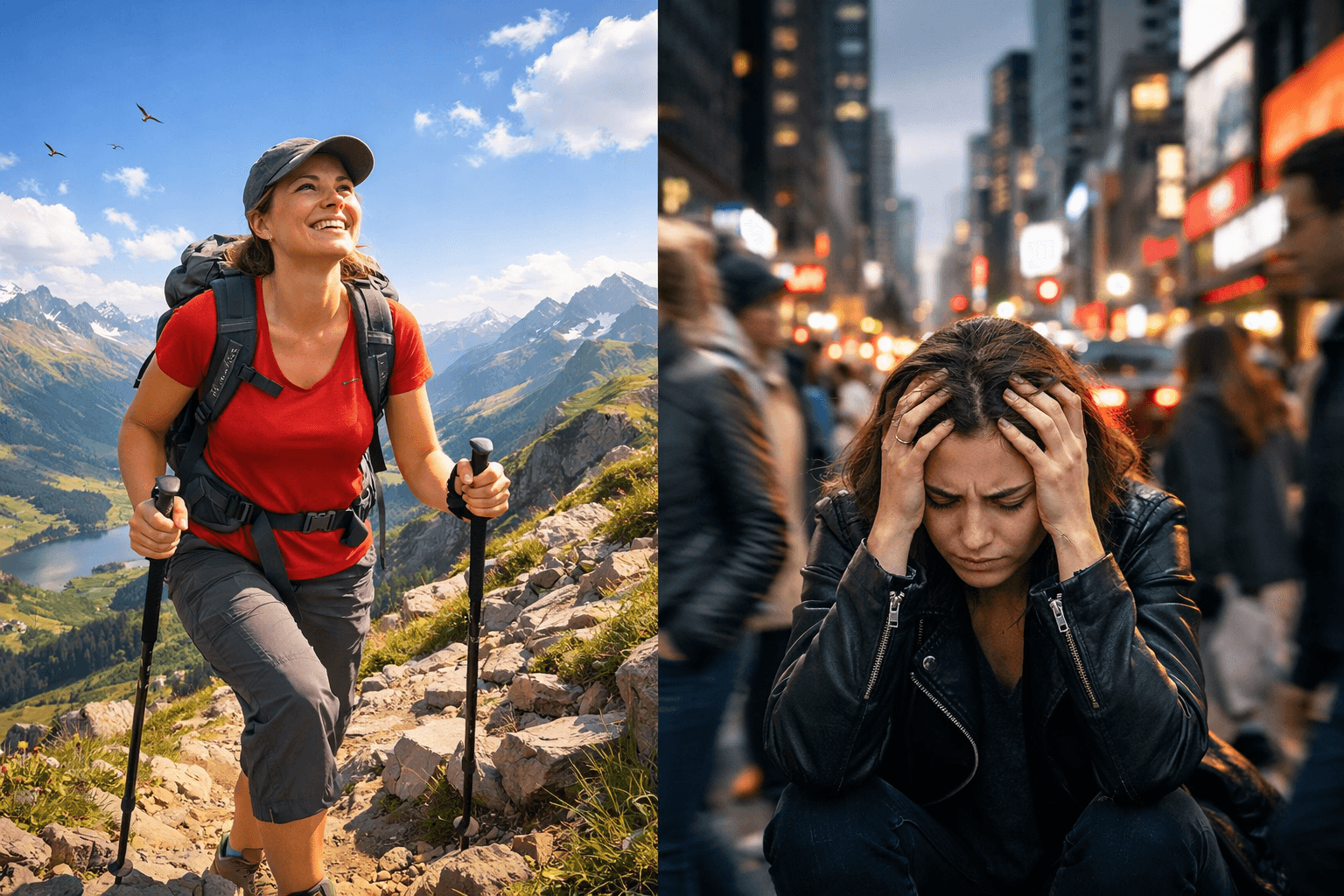 Porque o montanhismo melhora a sua saúde mental?